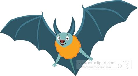 Free Bat Flying Against Moon Clipart Classroom Clipart