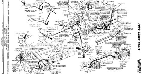 1999 ford ranger brake line diagram