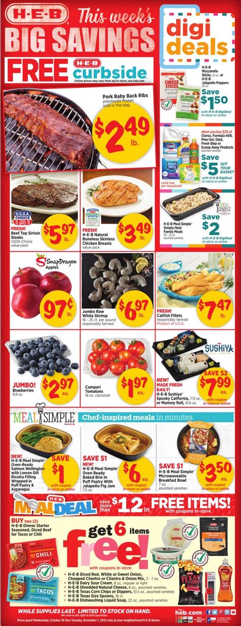 Heb Weekly Ad Oct 26 Nov 1 2022 Weeklyads2