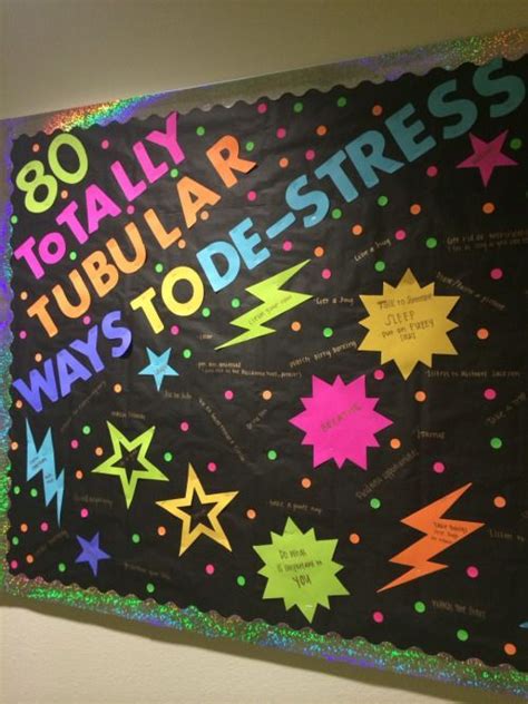 Stress Management Bulletin Board 80 Totally Tubular Ways To De Stress