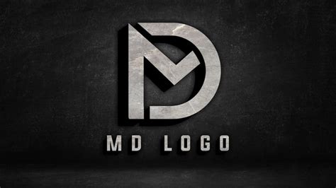 Md Logo Design How To Make Md Professional Logo Design In Pixellab