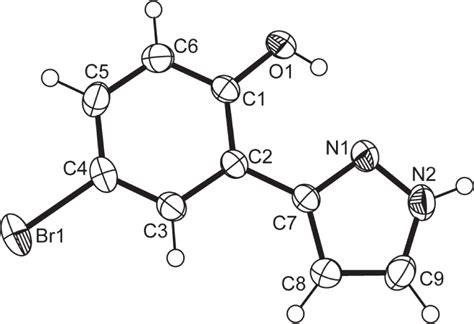 Crystal Structure Of Bromo H Pyrazol Yl Phenol C H Brn O