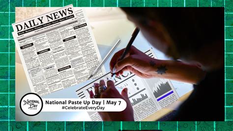 NATIONAL PASTE UP DAY May 7 National Day Calendar