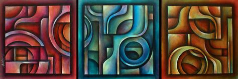 Trilogy Painting By Michael Lang Fine Art America