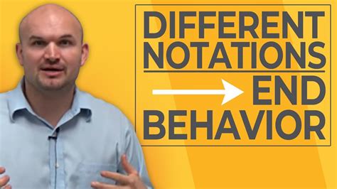 Understanding Different Notations For End Behavior Youtube