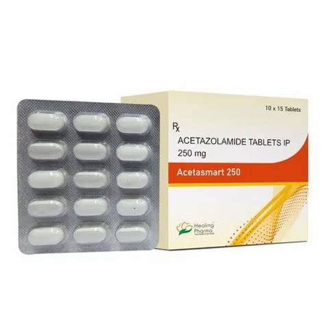 Acetasmart Acetazolamide Tablets Ip 250 Mg At Rs 60 82 Box In Mumbai Id 25737115512