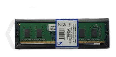 Memória Kingston 4GB PC4-19200 CL 17 288-Pin - KVR24N17S8/4 - RX ...