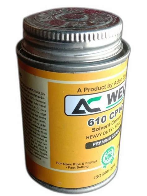 118ml AC WELD CPVC Solvent Cement Tin At Rs 98 Tin In Nashik ID