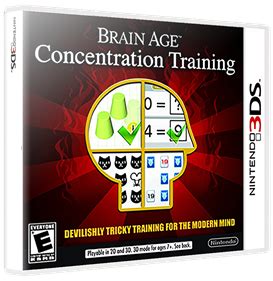 Brain Age Concentration Training Images LaunchBox Games Database