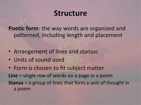 Ppt Poetry Form And Function Powerpoint Presentation Free Download