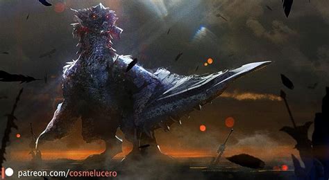 Silver Rathalos Patreon By Aeflus On Deviantart Monster Hunter Art