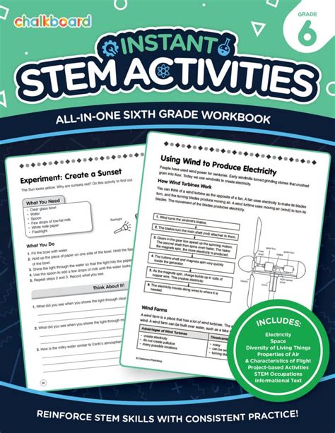 Instant STEM Activities Sixth Grade eBook