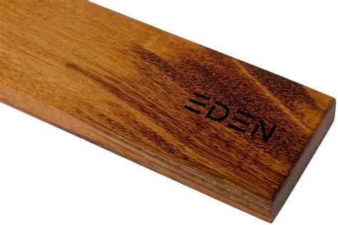 Eden Magnetic Knife Strip Tiger Wood X Cm Advantageously