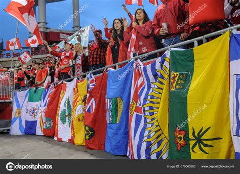 Toronto Canada September 2023 Flags Canadian Provinces Territories ...