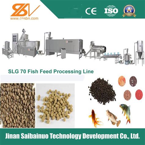 Continuous Automatic Floating Fish Feed Pellet Extrusion Machine