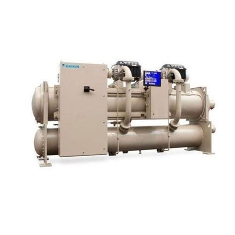 Three Phase Mild Steel Daikin Water Cooled Screw Compressor Chiller At