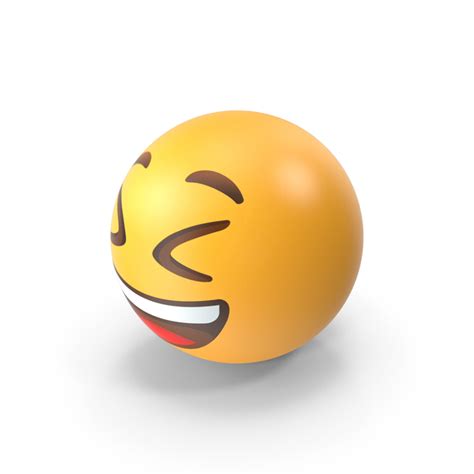 Grinning Squinting Face Emoji 3d Object 2299216689 Shutterstock