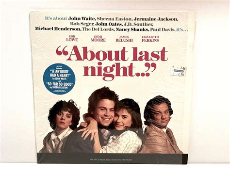 About Last Night Vinyl Record Motion Picture Soundtrack | Etsy John ...