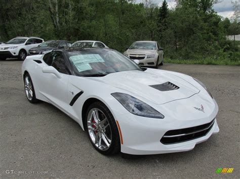 Arctic White 2014 Chevrolet Corvette Stingray Coupe Z51 Exterior Photo