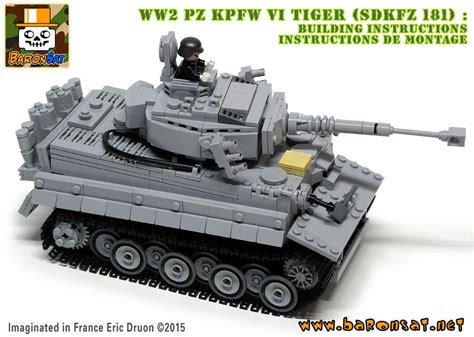 Panzer Kampf Wagen Vi Tiger Sdkfz Lego Ww Lego Id Es Lego