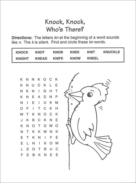 2nd Grade Word Search Best Coloring Pages For Kids