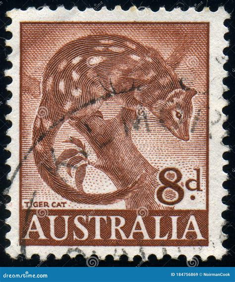 Australia Circa Stamp Australian Penny Printed In Australia