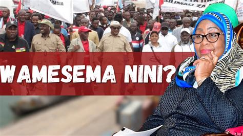 Rais Samia Azungumzia Maandamano Ya Chadema Tumewaruhusu Wamesema