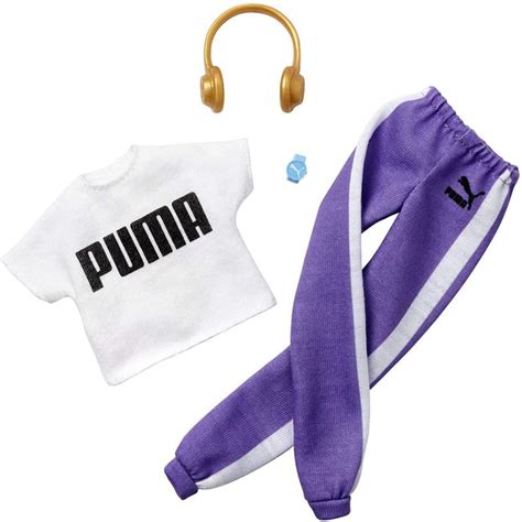 Ropa Para Mu Eca Barbie Marca Puma Con Accesorios Multicolor