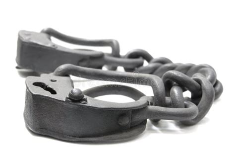 Shackles And A Chain Hanging Stock Image Image Of History Ring 25298353