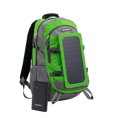 Mochila Solar Con Panel De Carga De W Para Tel Fonos M Viles Y