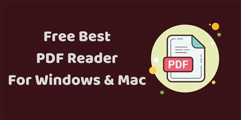 Best Free Pdf Reader For Windows And Mac