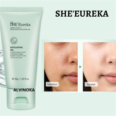 Jual She Eureka Exfoliating Gel Mengurangi Garis Garis Halus Dan