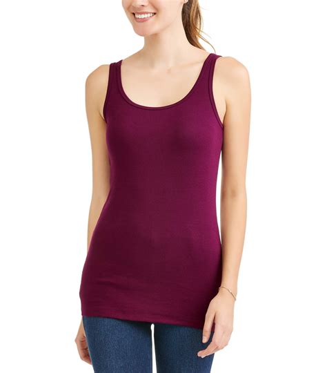 Time And Tru Womens Essential Knit Layering Tank