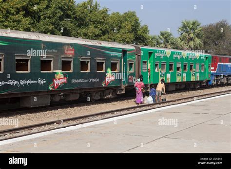 Bagan Train or Railway Station Bagan Myanmar Stock Photo - Alamy