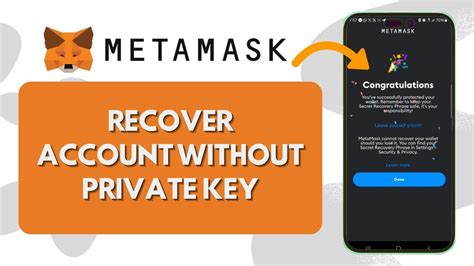 How To Recover Metamask Account Without Private Key Easy Step By Step