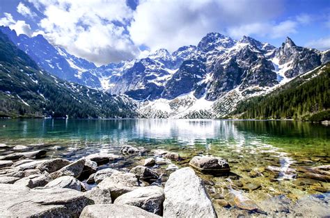 Solve Morskie Oko Lake In Tatra National Park Poland Jigsaw Puzzle