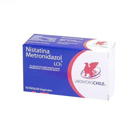 Nistatina Metronidazol 100 000 UI 500 mg 10 Óvulos Vaginales Surfarma