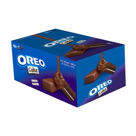 Oreo Cadbury Choco Coated Cake Value Pack 12 X 24 G Online At Best Price Cakes Lulu Uae