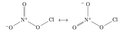 The chemical structure of chlorine nitrate. | Download Scientific Diagram