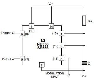 Ne Dual Timer Ic Circuit Pinout And Datasheet