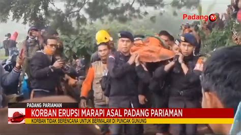 Isak Tangis Mewarnai Pemakaman Jenazah Salah Satu Korban Erupsi Marapi