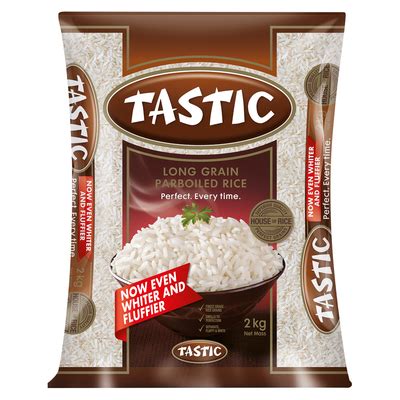 TASTIC RICE PARBOILED 2KG – Laviano Group