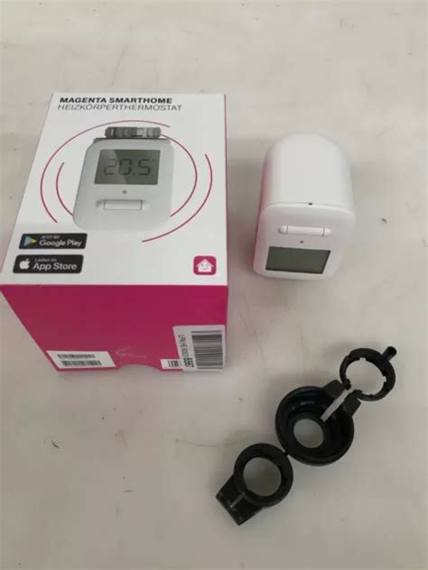 TELEKOM SMARTHOME HEIZKÖRPERTHERMOSTAT mit LCD Display Weiß 40318685