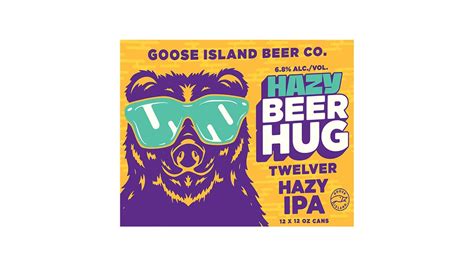 Goose Island Beer Co Hazy Beer Hug Hazy IPA Cans 12 Oz X 12 Ct