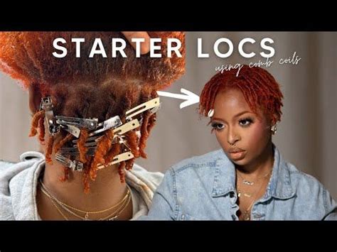 Getting Starter Locs Done By A Loctitian Comb Coil Method YouTube