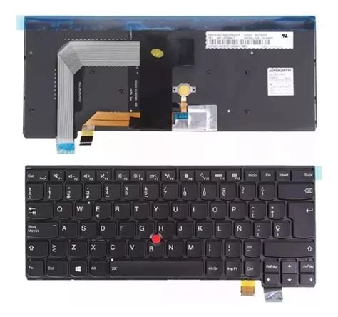 Teclado Para Lenovo Thinkpad T460s T470s Retroiluminado Espa Meses