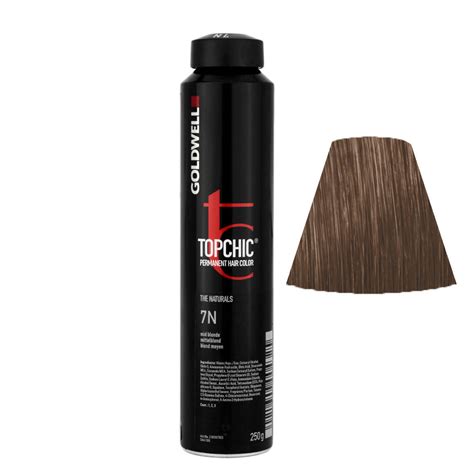 7n Mid Blonde Goldwell Topchic Naturals Can 250gr Hair Gallery