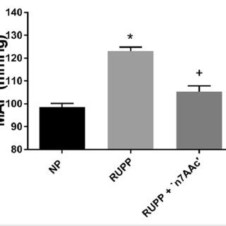 Mean Arterial Pressure MAP Was Elevated In Reduced Uterine Perfusion