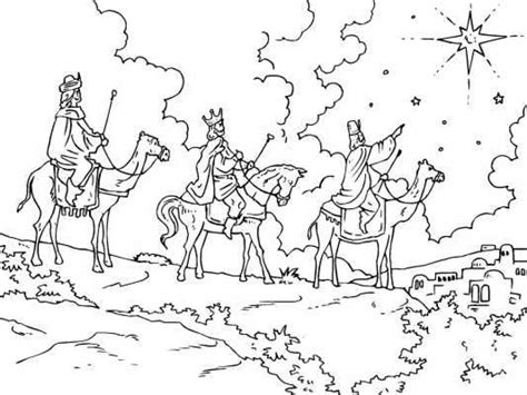 3 Wise Men Coloring Page At Free Printable Colorings