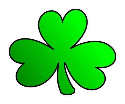 Clipart - Green Shamrock